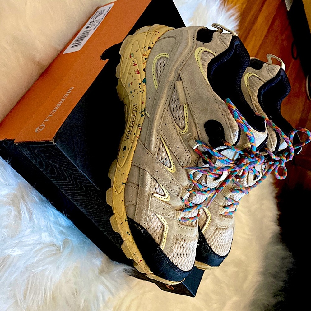 Special Birthday Sprinkle Merrell Moab 2 Mid height Waterproof Hiking Boots